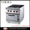 Vertical Gas Combination Oven /Gas Range With 4-Burner With Big Cabinet